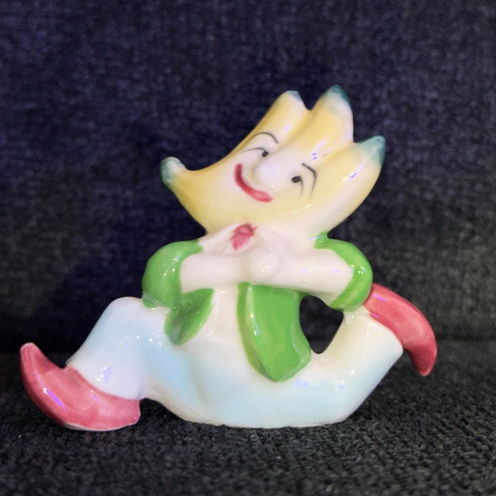 Charming Multicolor Ceramic Figurine